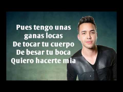 Prince Royce Ft Farruko Ganas Locas Letra 