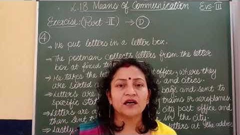 III EVS Chapter 18 Means of Communication Part 14