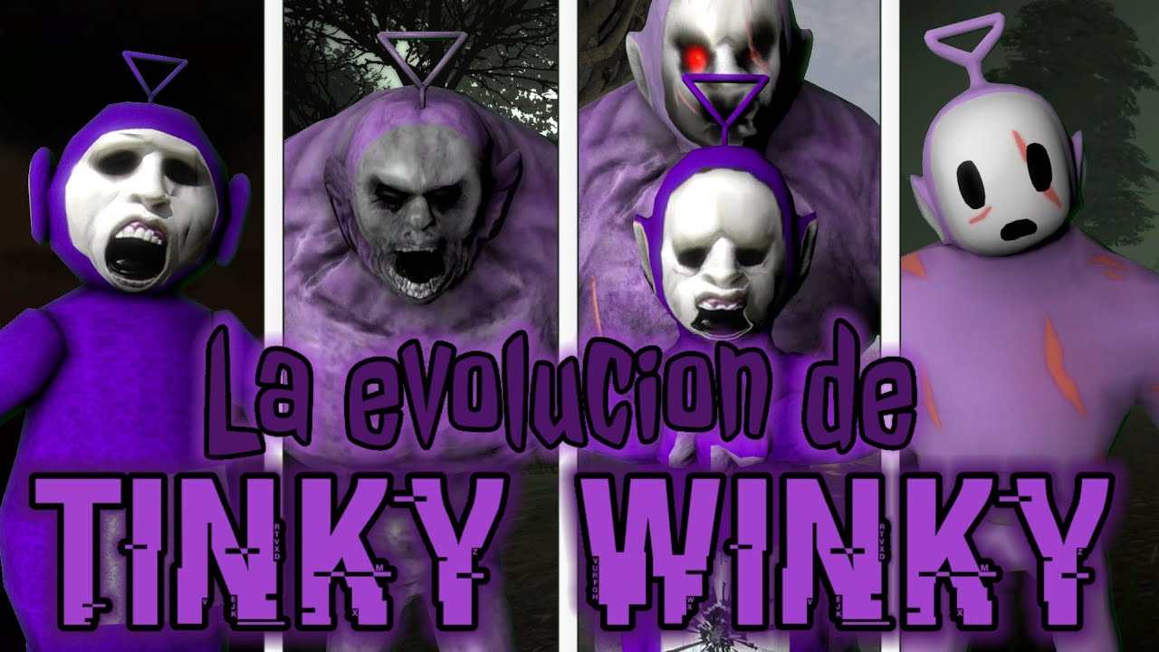 La EVOLUCIÓN de TINKY WINKY en la saga de SLENDYTUBBIES/TheMrRojo 