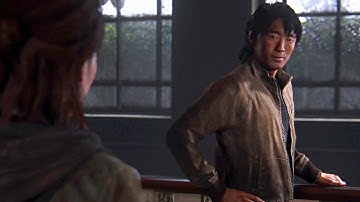 Ellie tells Jesse that he is a Dad - The Last of Us Part II (PS4 Pro) 4K HDR