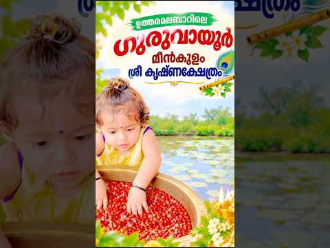 Meenkulam Sreekrishna Temple,ഭഗവാൻ ശ്രീ കൃഷ്ണ പാദസ്പർശമേറ്റ വടക്കേ മലബാറിലെ പുണ്യ മനോഹര ഭൂമി