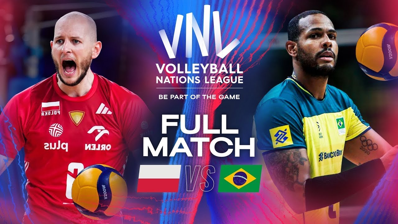 Can Brazil beat the VNL champions? 😤 - Brazil vs. Poland | VNL 2024 - Full Match | Week 2