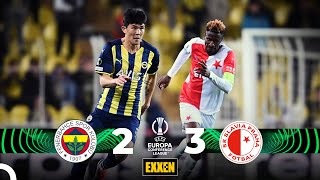 Fenerbahçe - Slavia Prag (2-3) Maç Özeti | Uefa Konferans Ligi Play-Off 1. Maçı