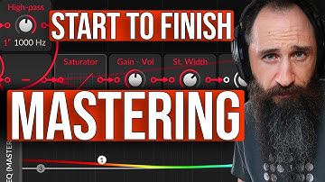 Mastering a track from start to finish entirely with Bitwig