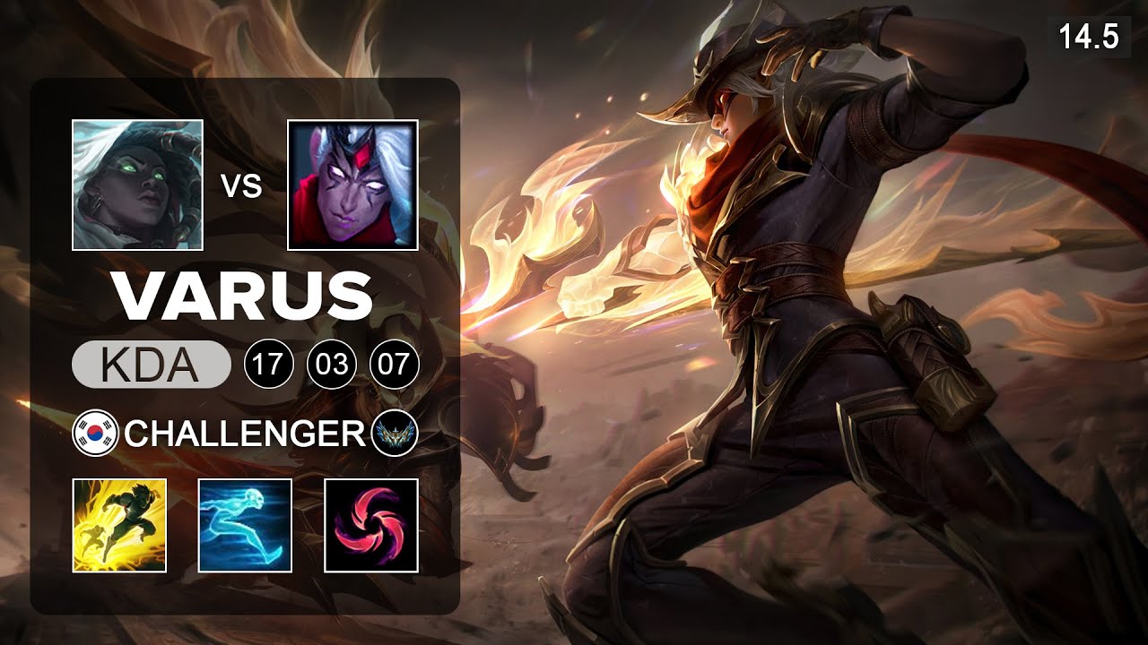 Varus vs Senna ADC - KR Challenger - Patch 14.5 Season 14