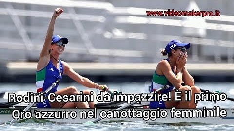 Olimpiadi: Rodini - Cesarini, Primo Oro nel Canottaggio.
