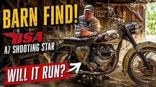 BSA A7 Shooting Star Barn Find - Will it run