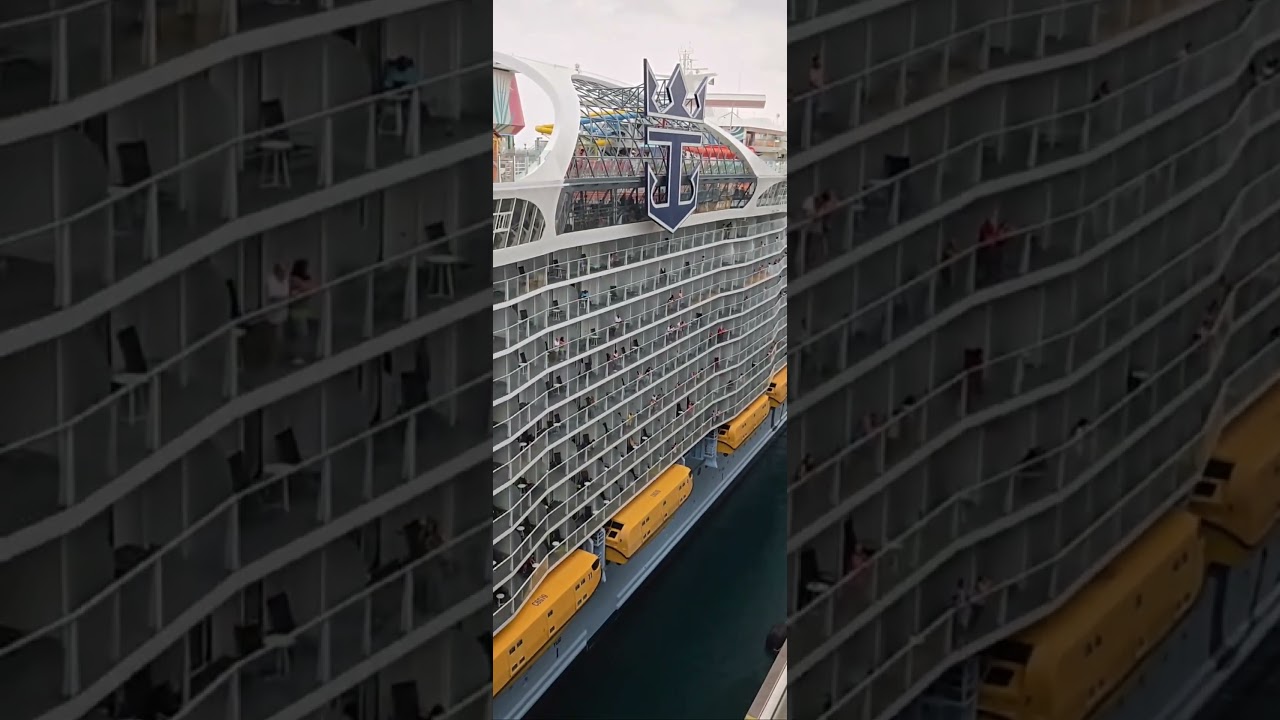 It’s an amazing feeling to watch other cruise ship sailing out #utopiaoftheseas #cruise #cruiseship