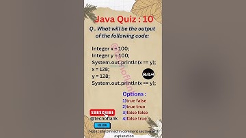 Java Quiz 10 #java #python #coding #javascript #code #developer #dsa #springboot #quiz #ai #chatgpt