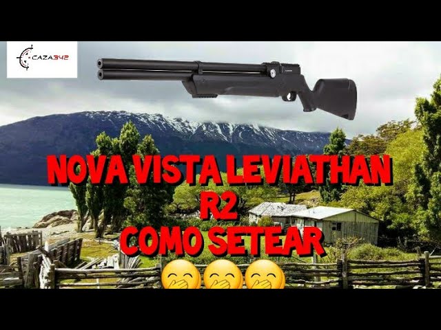 Rifle de Aire Nova Vista Leviathan PCP Diábolos Calibre .22 - 5.5 mm