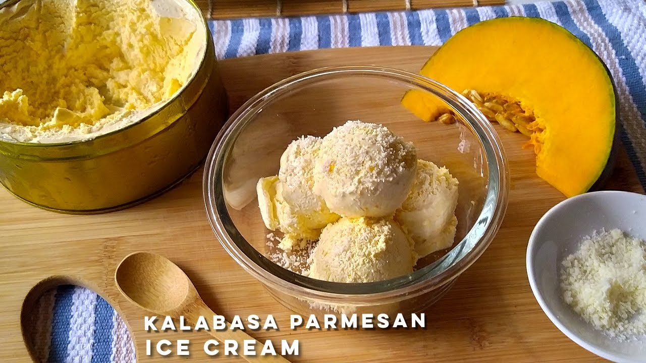 Easy Kalabasa Parmesan Ice Cream Recipe Squash Parmesan Ice Cream