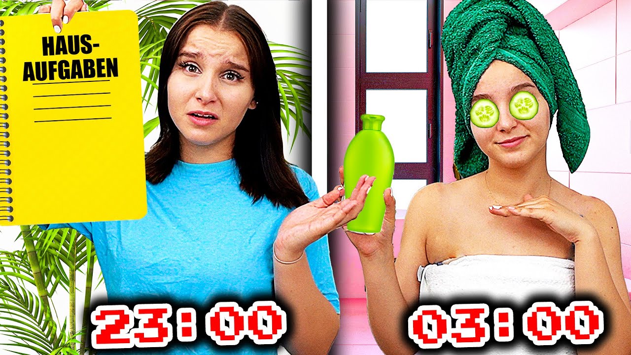 Meine ABENDROUTINE vor der SCHULE (Sommer-Edition)📚😴 - Celina