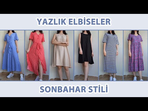 JÜLYET | Yazlık Elbiseler Sonbahar Stili | Summer to Fall | Alışveriş | Sonbahar 2020