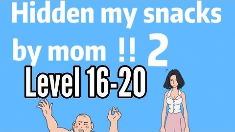 Hidden My Snacks By Mom 2 Day 16-20 Level Android iOS Walkthrough Solution