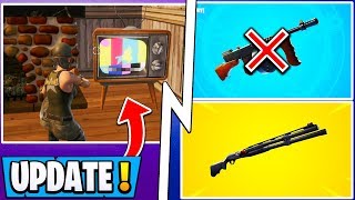 New Fortnite Update Tvs Turned On, Drum Gun Vault, Big Shotgun Change