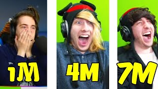 @KreekCraft  Hitting 1M, 2M, 3M, 4M, 5M, 6M, and 7M Subscribers!! Information