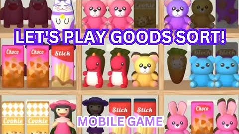 GOODS SORT by Mind Crush - Fun Sorting Game- Let