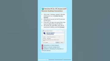 PC-to-PC Remote Access Setup Made Easy #remote #control #pctips #remoteaccess #remotework