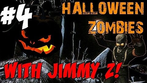 HALLOWEEN ZOMBIES SPECIAL with Jimmy Zielinski!!! [4] ★ "Halloween Town!" (CoD Zombies Maps/Mods)