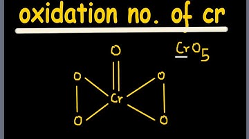 oxidation no. of chromium pentoxide