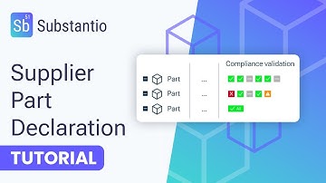 Substantio: Supplier Part Declaration