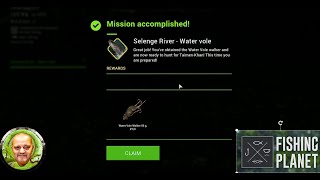 Fishing Planet, Selenge River - Water vole, NEW FISHMONSTER MISSION