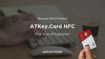 ATKey.Card NFC | How to enroll fingerprint? - For Windows User