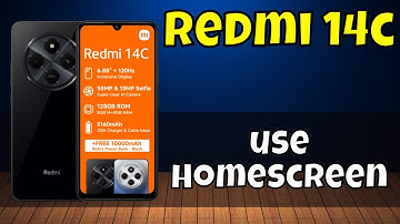 Homescreen settings and customize homesceen || How to use Homescreen Redmi 14c