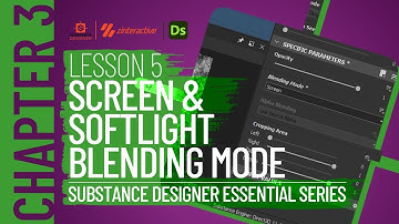 Screen and Softlight Blending Mode| Lesson 5 | Chapter 3 | Substance Designer 2021 Essential Series