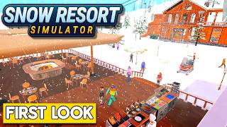Starting With Nothing and Building a Snow Resort! screenshot 4