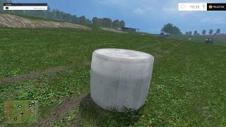 ( How To ) Farming Simulator 15 Bale Wrap Tutorial