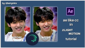 ae like cc in alight motion + sharpen || am tutorial || berryminx