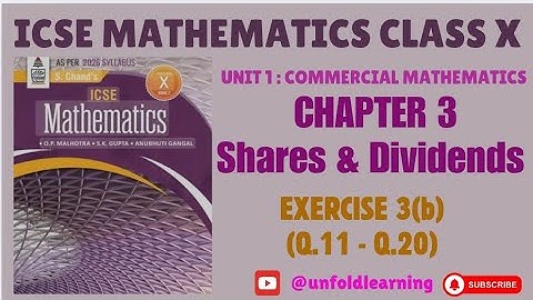 ICSE CLASS 10 || S Chand