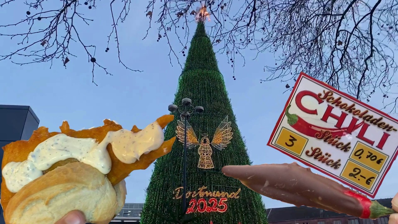 Everything I ate at the world's biggest Christmas tree market.