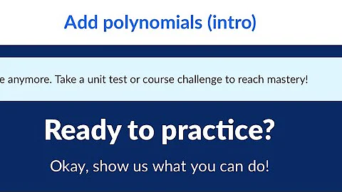 Add polynomials (intro) | Unit 1 : Polynomial arithmetic | Khan Academy