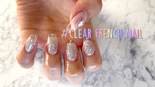 100均 簡単クリアフレンチネイル チップで長さだし Youtube