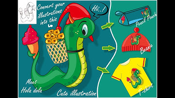 How To Draw Simple Caricature In CorelDraw | Cute illustration | Illustration using CorelDraw