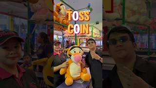 Throwing Glass / Coin Toss game at Star City 🥰 #MasterJoe #SkillGamesMaster #StarCity #Tigger