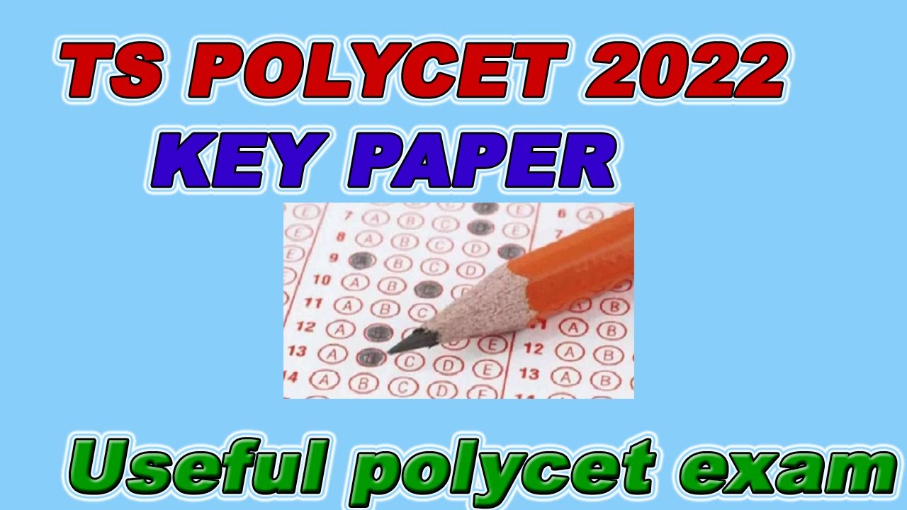 TS Polycet 2022 key paper | Ts polycet 2022 key
