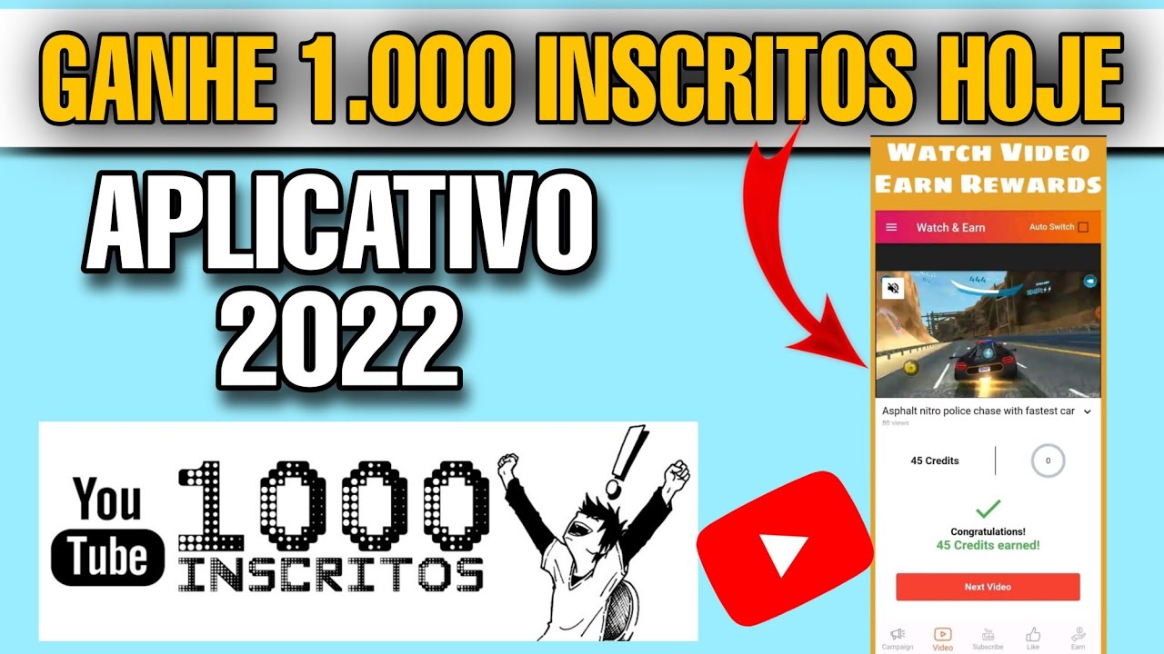 GANHE 1.000 INSCRITOS NO YOUTUBE AINDA HOJE COM ESTE APP TOP | COMO GANHAR INSCRITOS NO YOUTUBE GANHE 1.000 INSCRITOS NO YOUTUBE AINDA HOJE COM ESTE APP TOP | COMO GANHAR INSCRITOS NO YOUTUBE