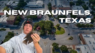Fishing Downtown New Braunfels, Texas