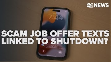 Volgens experts kunnen sms-berichten over oplichting bij het werven van personeel verband houden ...