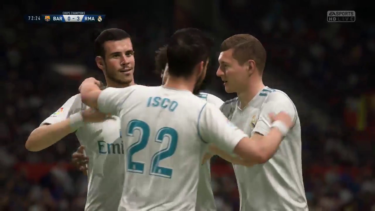 Real Madrid vs FC Barcelona | Final UEFA Champions League 2017/2018 | FIFA 18