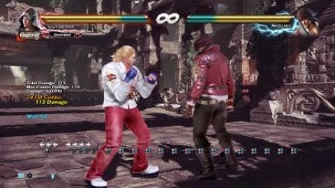 TEKKEN™7 Steve Fox Df2 Combo ,Max dmg Wall Combo!!