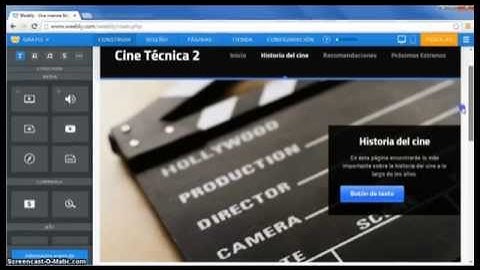 Creando un Sitio Web - Utilizando Weebly