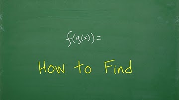How to find f(g(x)) – Composite Functions - step-by-step…
