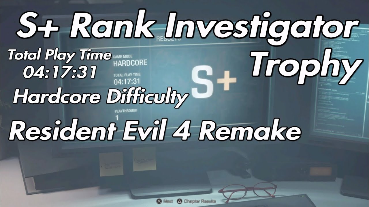 Finished all 4 scenarios on Hardcore with S+ Rank and no saves. Absolutely  love this game. : r/ResidentEvil2Remake