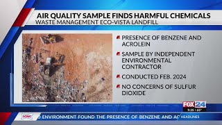 Air quality sample finds harmful chemicals at Tontitown landfill