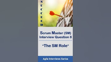 🎯 Scrum Master Interview Q&A: Ep 8🧑‍💼 Role of SM 🌟 Using 