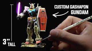 Turning a $10 Gundam Toy into a Cinematic Miniature | Gashapon RX-78